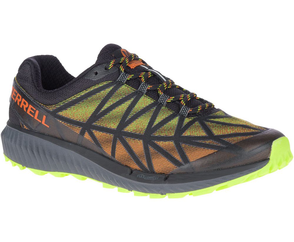 Tenis Homem - Merrell Agility Synthesis 2 - Pretas/Verdes - MTZ592147